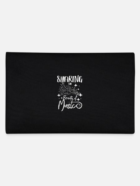 Sharing the beauty of music - Pencil Case - black - Back