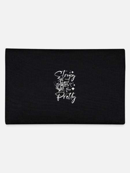 Strong and pretty firewoman - Pencil Case - black - Back