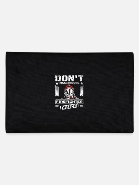 Don't make me use my firefighter voice - Pencil Case - black - Back