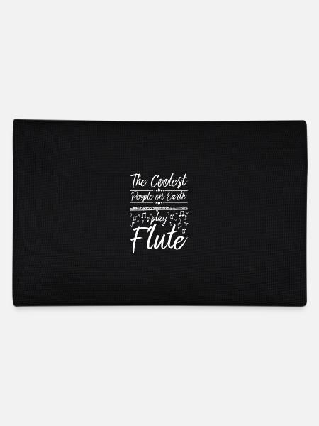 The coolest people on earth play flute - Federtasche - Schwarz - Hinten