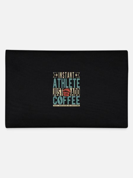 Instant-Athlet einfach Kaffee hinzufügen - Federtasche - Schwarz - Hinten
