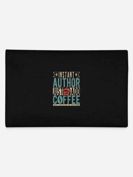 Instant Author Just Add Coffee - Pencil Case - black - Back