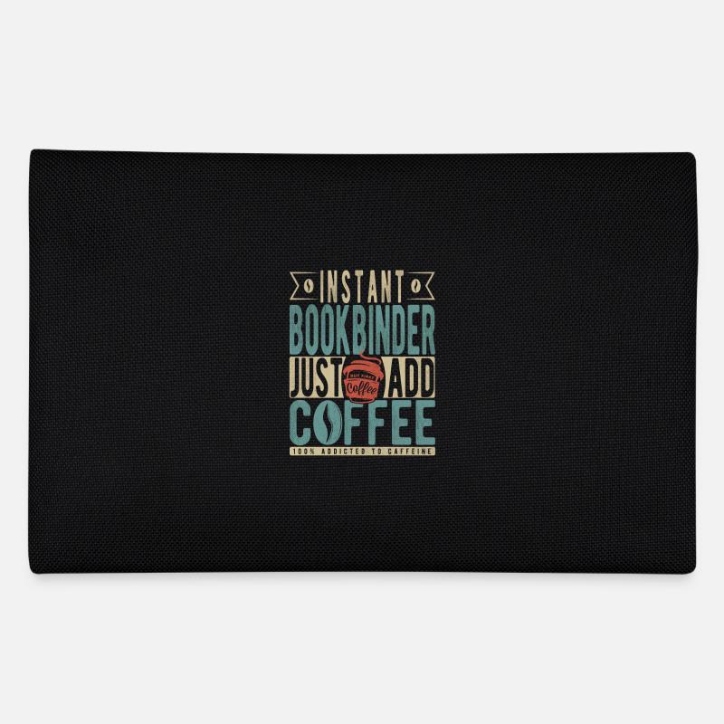 Instant-Buchbinder Fügen Sie einfach Kaffee hinzu Federtasche