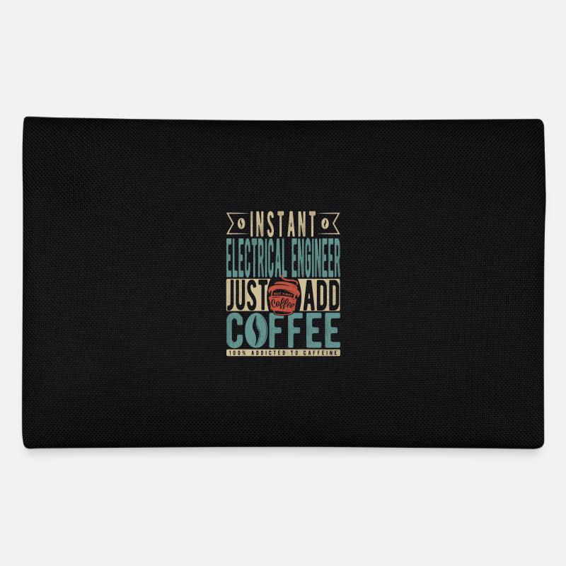 Instant-Elektroingenieur fügen Sie einfach Kaffee hinzu Federtasche