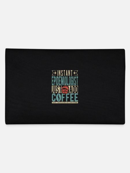 Instant Epidemiologist Just Add Coffee - Pencil Case - black - Back