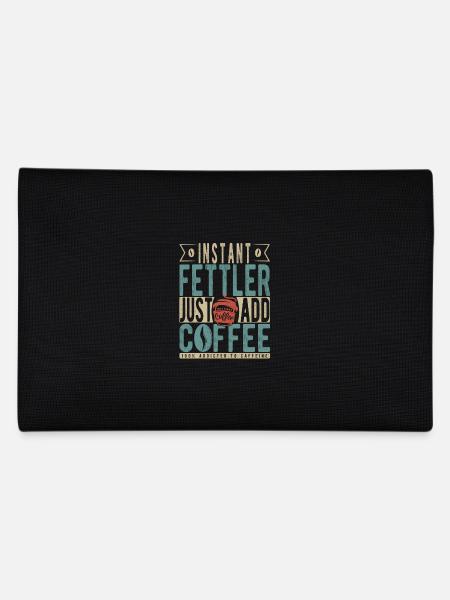 Instant Fettler Einfach Kaffee hinzufügen - Federtasche - Schwarz - Hinten