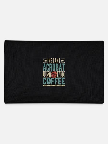 Instant Acrobat Fügen Sie einfach Kaffee hinzu - Federtasche - Schwarz - Hinten