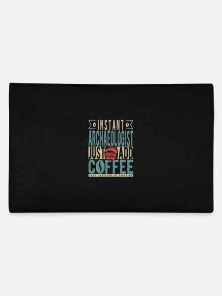 Instant Archaeologist Just Add Coffee - Pencil Case - black - Back