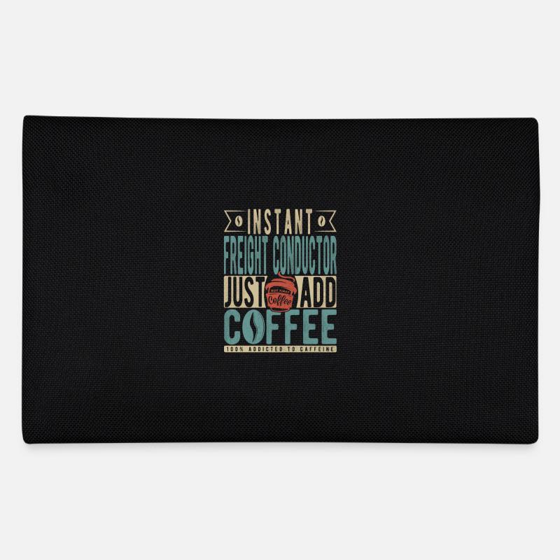 Instant Freight Conductor Just Add Coffee Pencil Case