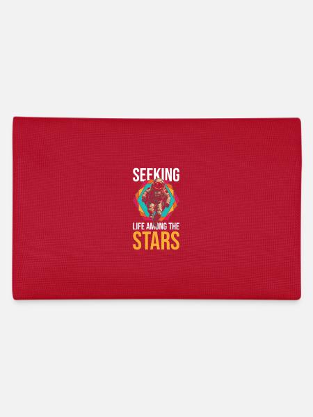 Citation inspirante de l’espace astronaute - Trousse - rouge - Dos