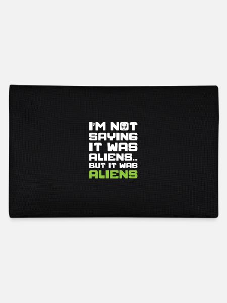 Ancient Astronaut Theorist Alien Believer - Pencil Case - black - Back
