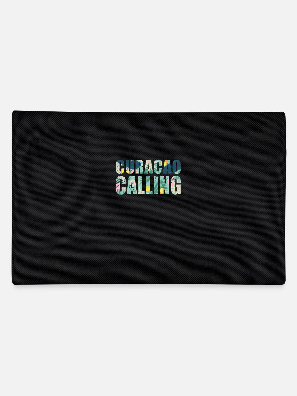 Curacao Calling Tropical Vibes - Pencil Case - black - Back
