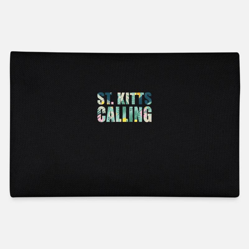 St. Kitts ruft tropische Vibes Souvenir Federtasche