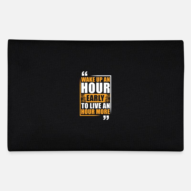 Motivation Getting Up Early Success Saying Pencil Case