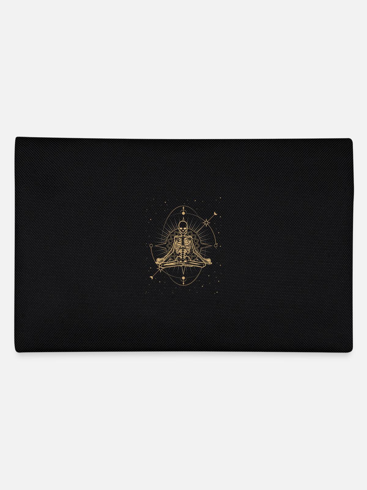 Celestial Skeleton Meditation - Pencil Case - black - Back