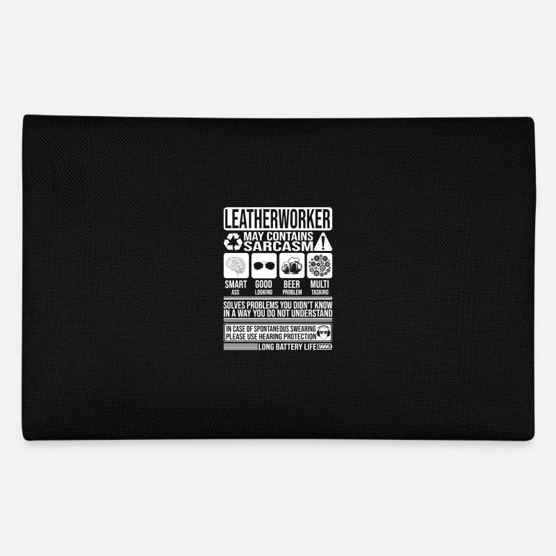 Lederarbeiter Sarkasmus lustiges Geschenk Lederarbeiter Federtasche