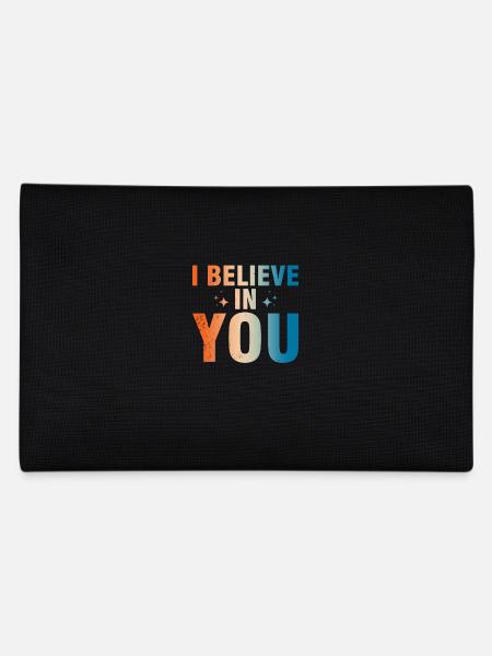 Ich Glaube An Dich Motivation - Federtasche - Schwarz - Hinten