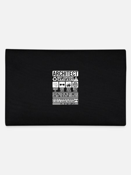 Architect Sarcasm funny Gift Architect - Pencil Case - black - Back
