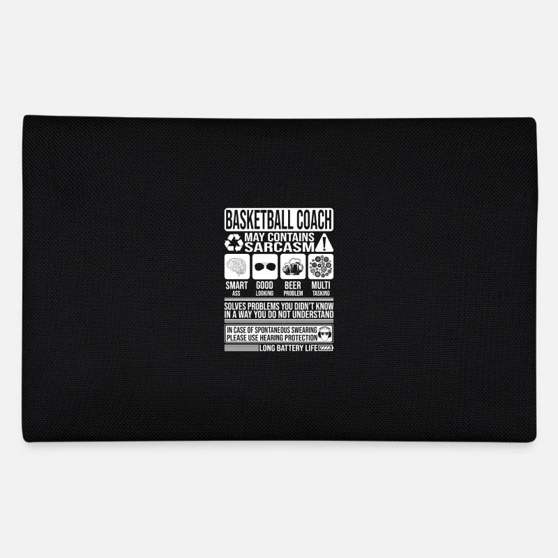 Basketball Coach Sarkasmus lustig Geschenk Basketball Federtasche