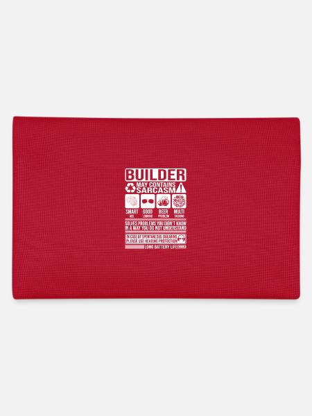 Constructeur Sarcasme drôle Créateur de cadeaux - Trousse - rouge - Dos