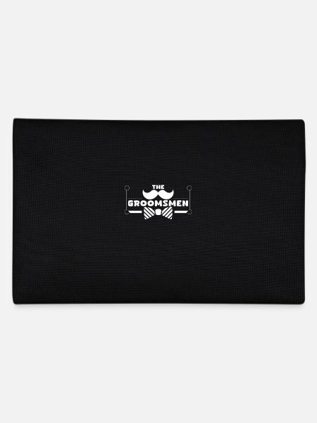 Groom Bridal Wedding Squad Party The Groomsmen - Pencil Case - black - Back
