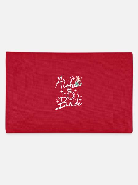 Hawaii Wedding Bride Bridesmaid Aloha bride - Federtasche - Rot - Hinten