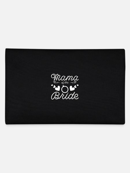 Mother Mom of the Bride Mama of the Bride - Federtasche - Schwarz - Hinten