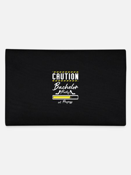 Demoiselle d’honneur Caution Enterrement de vie de garçon en cours - Trousse - noir - Dos