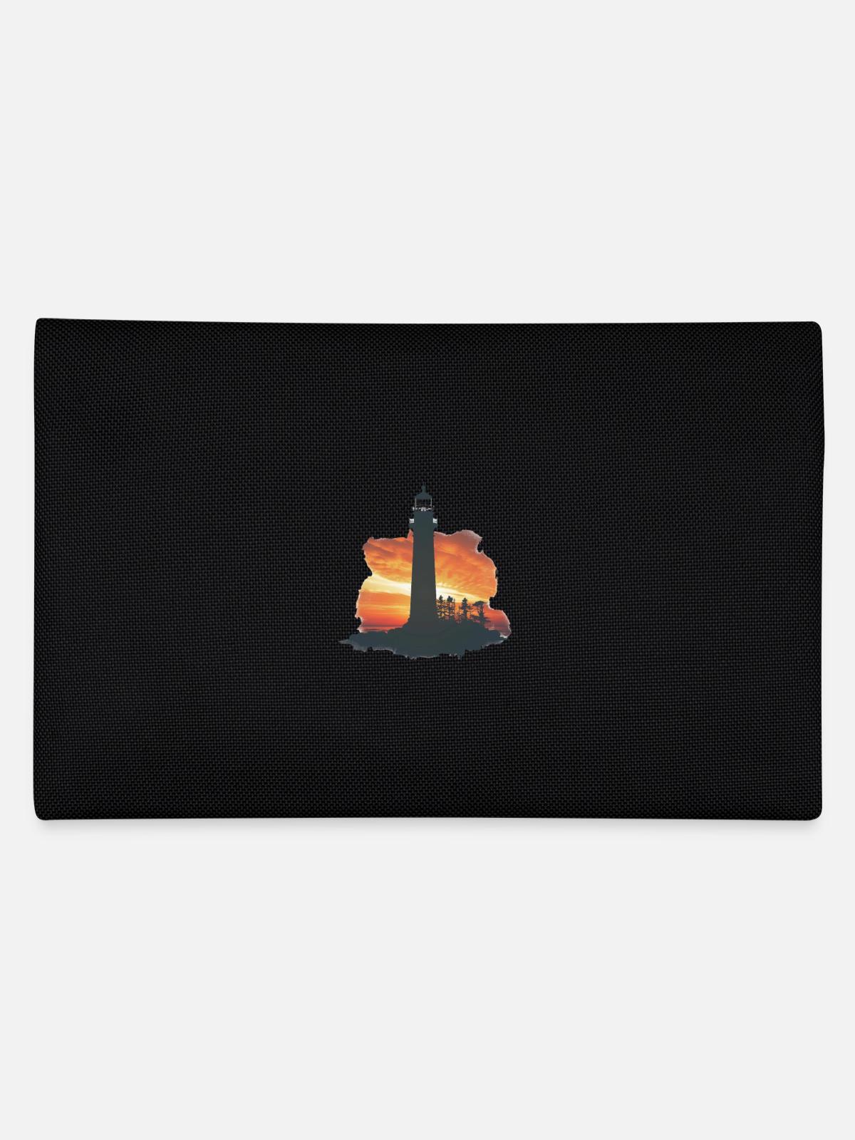 Lighthouse - Pencil Case - black - Back