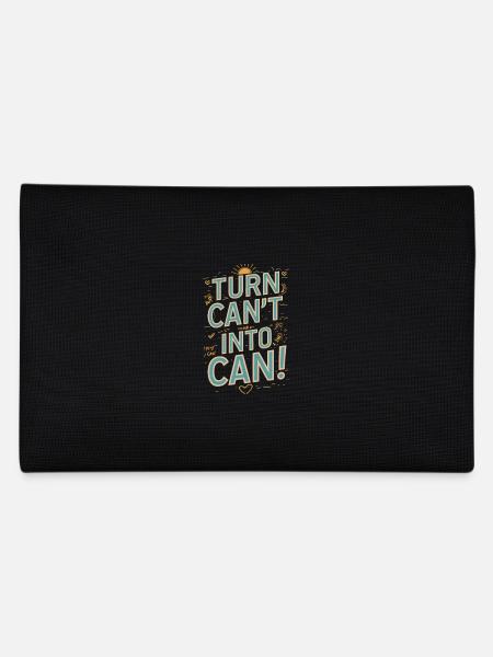 Transformez la canette en canette de motivation - Trousse - noir - Dos