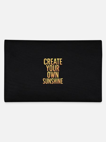 Create Your Own Sunshine - Pencil Case - black - Back