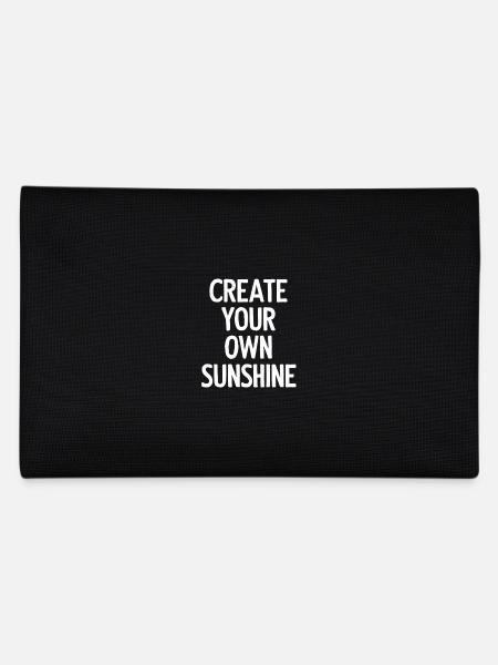 Erschaffe Deinen Eigenen Sonnenschein - Federtasche - Schwarz - Hinten