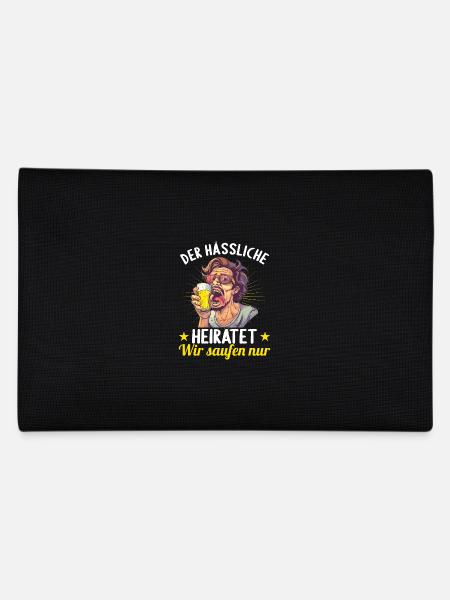 the ugly man marries bachelor party - Pencil Case - black - Back