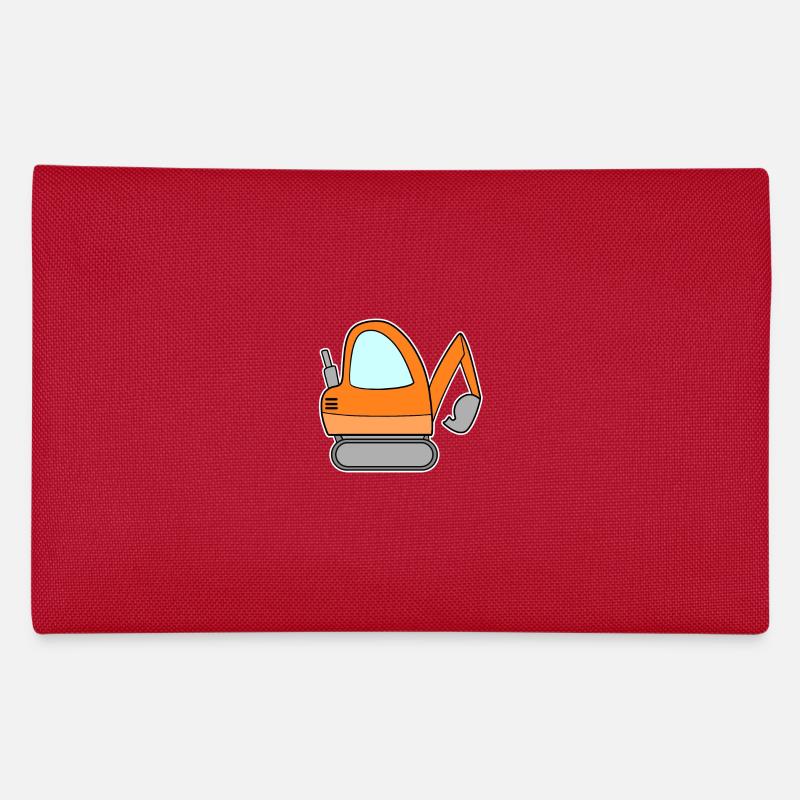 Bagger Baustelle Baggerfahrer Federtasche