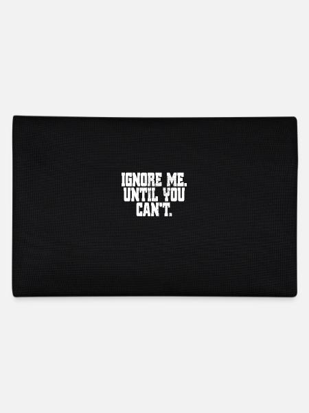 Ignore Me Until You Can't Fitness Laufen Training - Federtasche - Schwarz - Hinten