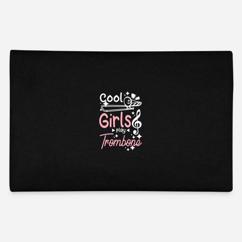 Tromboniste Cool girls joue du trombone Trousse