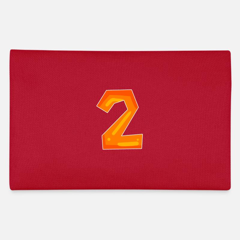 Zwei - 2 - Nummer Zahl Federtasche