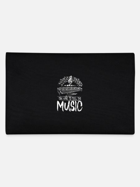 Xylophonist you have to feel the music - Federtasche - Schwarz - Hinten