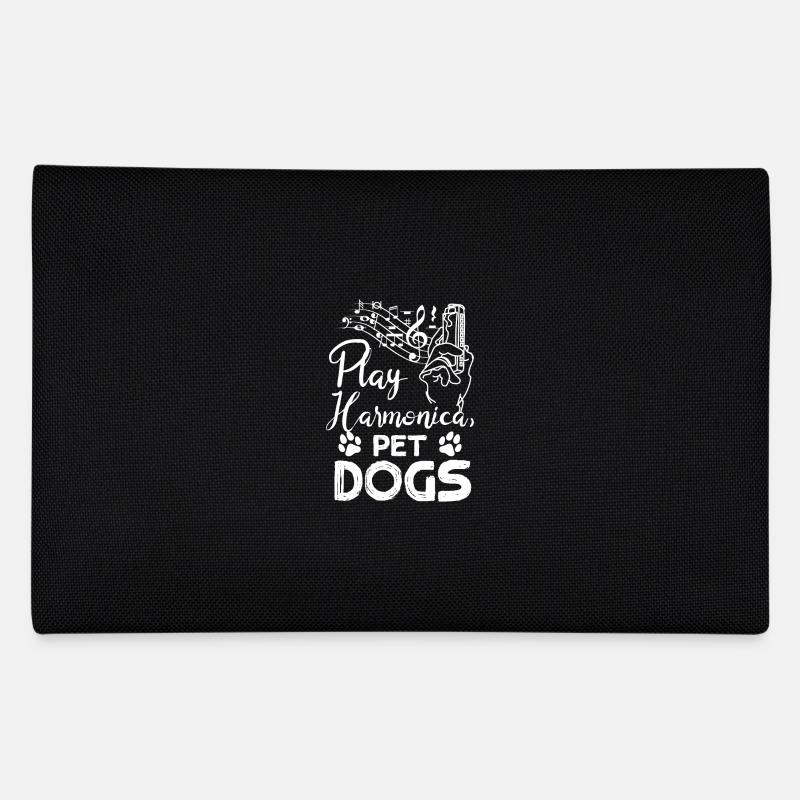 Propriétaire de chien harmoniciste jouer de l’harmonica chiens de compagnie Trousse