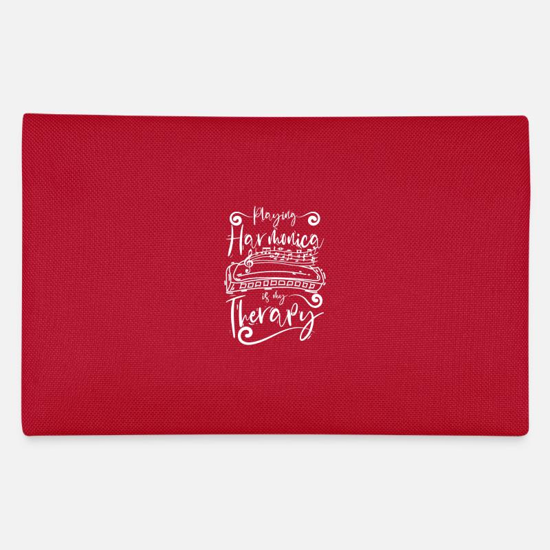 Playing Harmonica is my therapy Federtasche