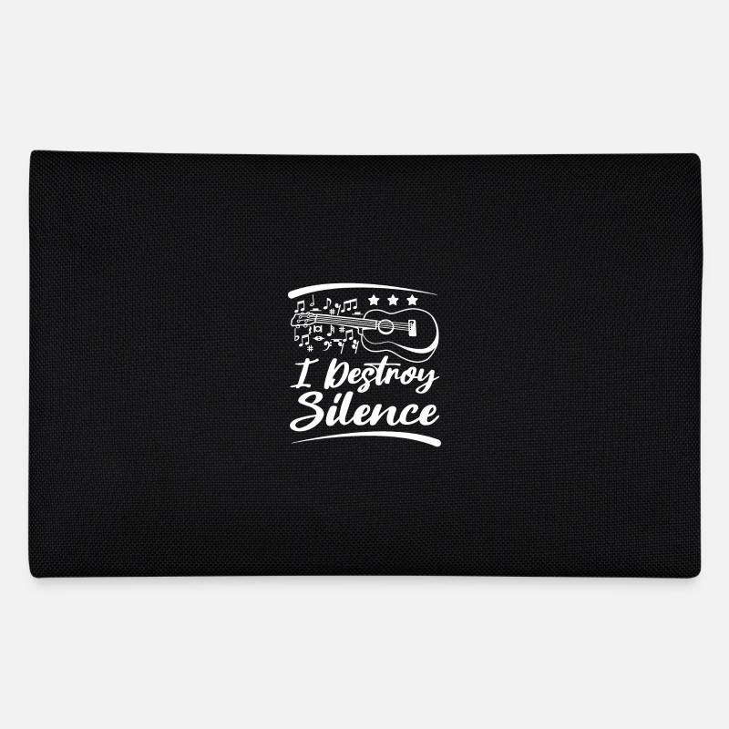 I destroy silence playing ukulele Federtasche