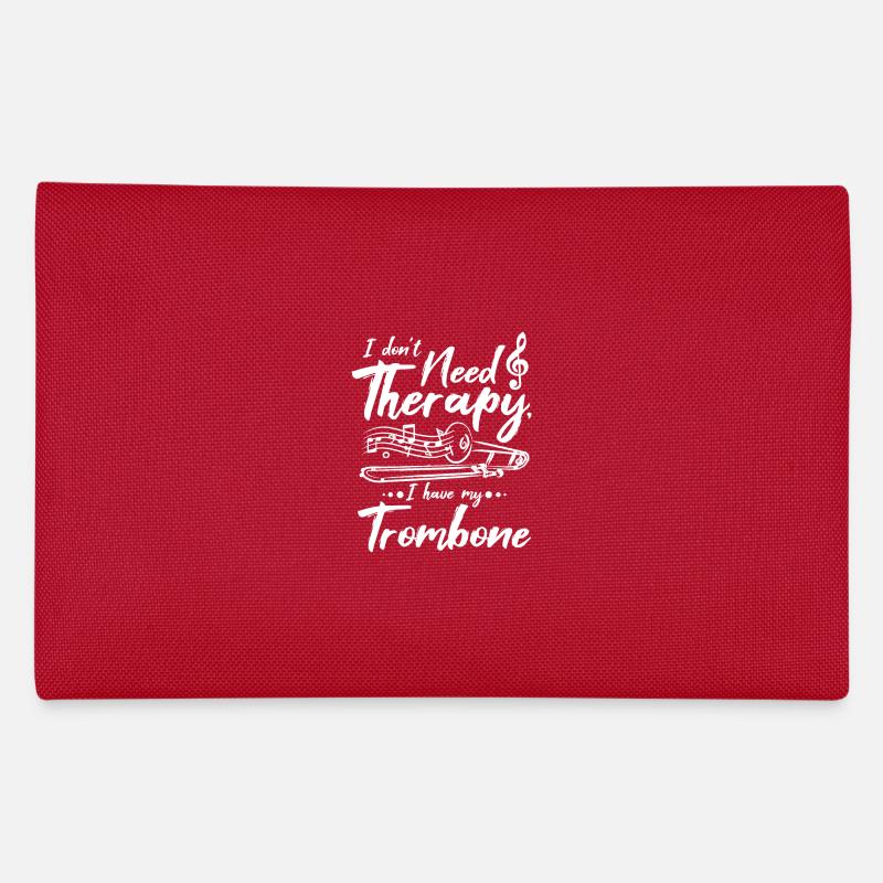 I don't need therapy I have my trombone Federtasche