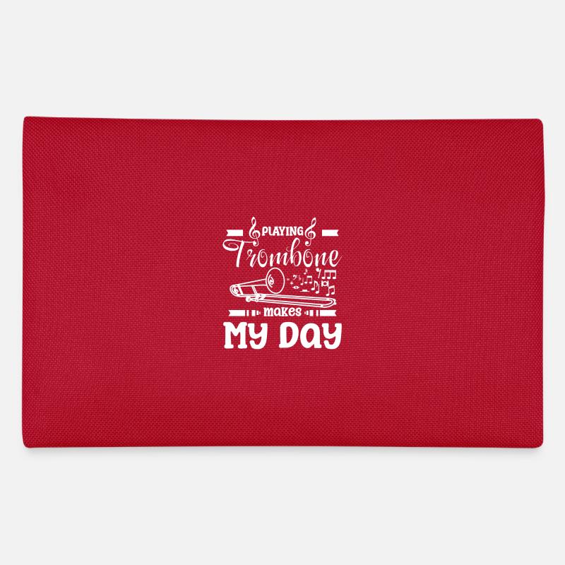 Playing trombone makes my day Federtasche
