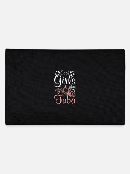 Cool girls play tuba - Federtasche - Schwarz - Hinten
