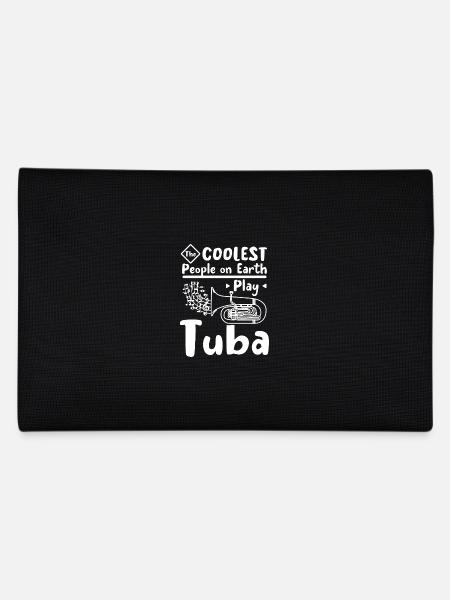 The coolest people on earth play tuba - Federtasche - Schwarz - Hinten