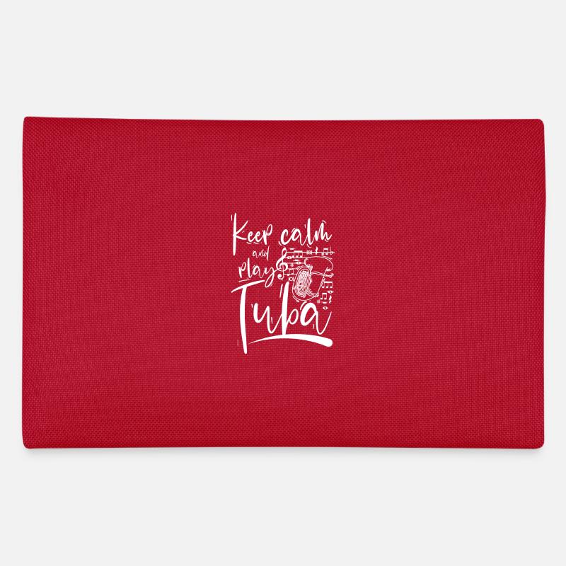 Keep calm and play tuba Federtasche