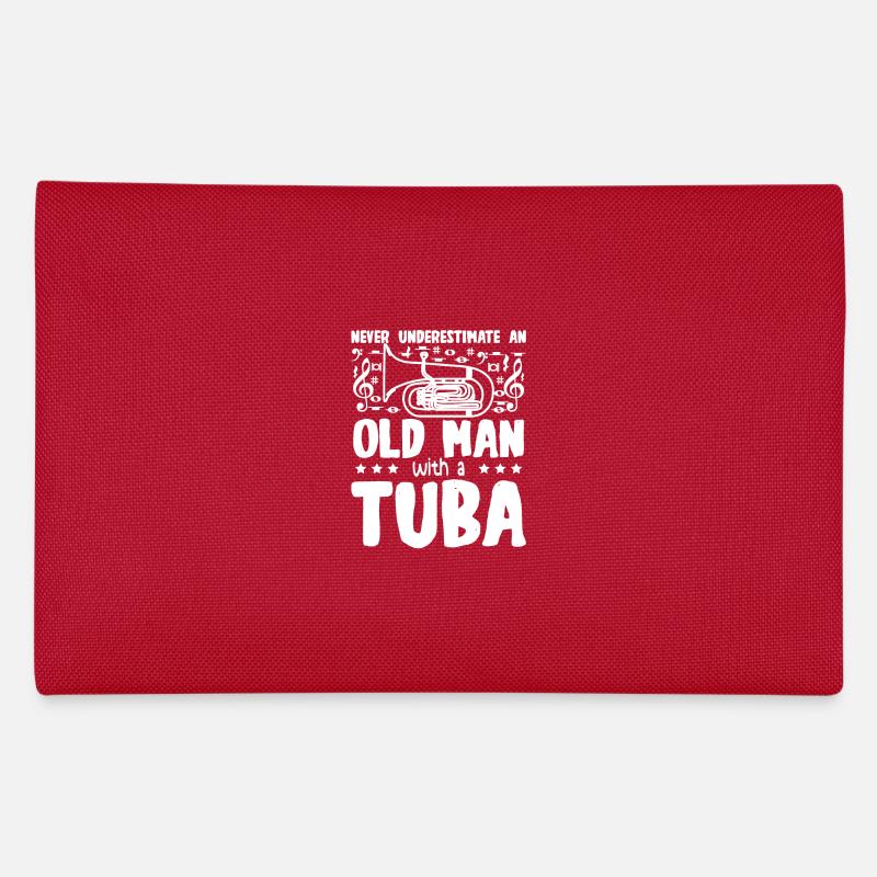 Never underestimate an old man with a tuba Federtasche