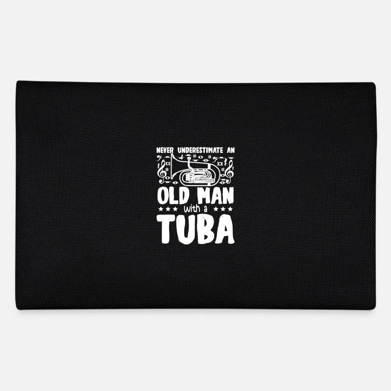 Never underestimate an old man with a tuba Federtasche