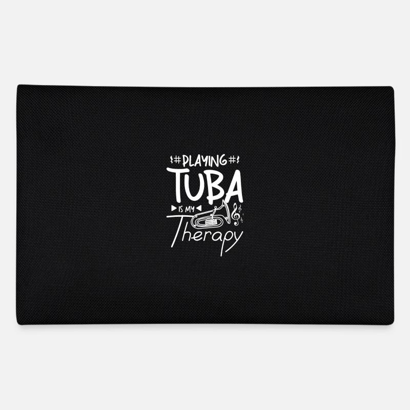 Playing Tuba is my therapy Federtasche