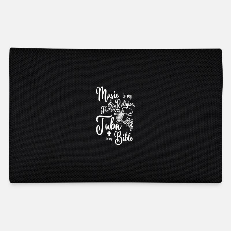 Music is my religion the tuba is bible Federtasche
